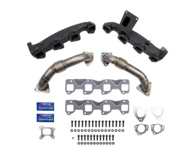 WCFab Billet Exhaust Manifold & Stainless Up Pipe Kit w/ Gaskets & Hardware Chevrolet L5P Duramax 2017-2024