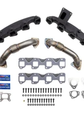 WCFab Billet Exhaust Manifold & Stainless Up Pipe Kit w/ Gaskets & Hardware Chevrolet L5P Duramax 2017-2024                                     - WCF100226 - Image 12