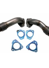 WCFab Billet Exhaust Manifold & Stainless Up Pipe Kit w/ Gaskets & Hardware Chevrolet L5P Duramax 2017-2024                                     - WCF100226 - Image 11