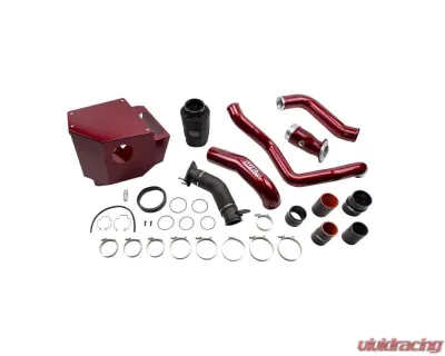 WCFab Grey Stage 3 High Flow Intake Bundle Kit Chevrolet L5P Duramax 2020-2024 - WCF100418-GRY