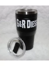 G&R Diesel Stainless Steel Tumbler Black                                     - GRD4002-1 - Image 2