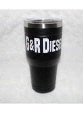 G&R Diesel Stainless Steel Tumbler Black                                     - GRD4002-1 - Image 2