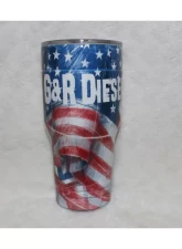 G&R Diesel Stainless Steel Tumbler American Flag                                     - GRD4002 - Image 2