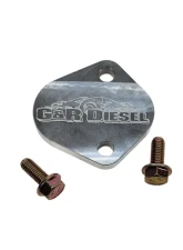 G&R Diesel Cummins Fuel Pump Block Plate Anodized Black                                     - GRD00185-A - Image 2