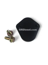 G&R Diesel Cummins Fuel Pump Block Plate Anodized Black                                     - GRD00185-A - Image 2