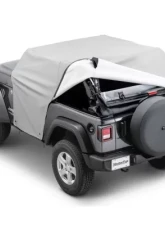 MasterTop Full Door Cab Cover W/ Soft Top Folded Down Jeep Wrangler JL  2018-2021                                     - 11111509 - Image 2