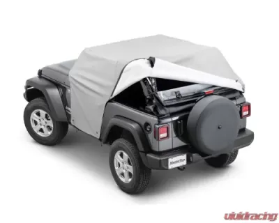 MasterTop Full Door Cab Cover W/ Soft Top Folded Down Jeep Wrangler JL  2018-2021 - 11111509