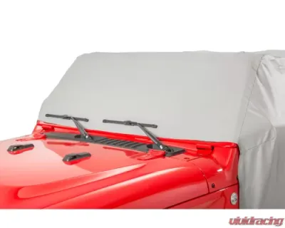 MasterTop Cab Cover Full Door W/ Soft Top Folded Down Jeep Wrangler JL Unlimited 2018-2021 - 11111609