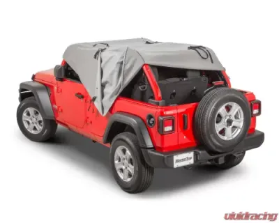 MasterTop Cab Cover Full Door W/ Soft Top Folded Down Jeep Wrangler JL Unlimited 2018-2021 - 11111609