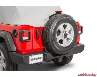 MasterTop Cab Cover Full Door W/ Soft Top Folded Down Jeep Wrangler JL Unlimited 2018-2021 - 11111609