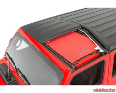 MasterTop Red Mesh Bimini Top Plus Shademaker Freedom Jeep Wrangler JL 2-Door 2018-2021 - 14201502