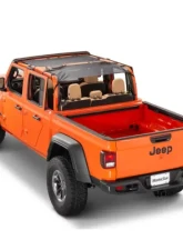 MasterTop Black Mesh Bimini Top Plus ShadeMaker Jeep Gladiator JT 2020-2021                                     - 14201701 - Image 2