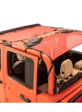 MasterTop Red Mesh Bimini Top Plus ShadeMaker Jeep Gladiator JT 2020-2021                                     - 14201702 - Image 2