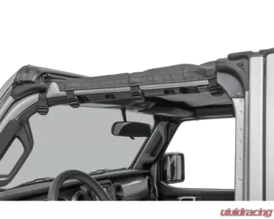 MasterTop MasterTwill Fabric Bimini Top Plus Jeep Wrangler JL 2-Door 2018-2021 - 14300524