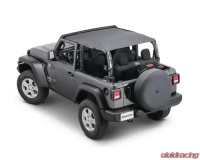 MasterTop MasterTwill Fabric Bimini Top Plus Jeep Wrangler JL 2-Door 2018-2021 - 14300524