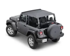 MasterTop Black Diamond Bimini Top Plus Jeep Wrangler JL 2-Door 2018-2021