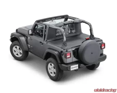 MasterTop MasterTwill Fabric Wind Stopper/Tonneau Cover Combo Kit Soft Top Jeep Wrangler JL 2-Door 2018-2021 - 14440524