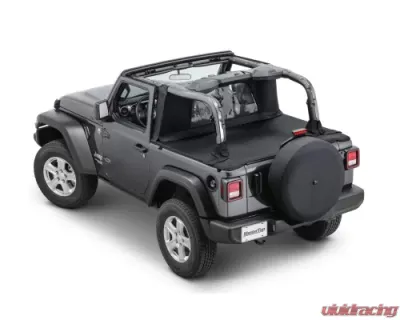 MasterTop MasterTwill Fabric Wind Stopper/Tonneau Cover Combo Kit Soft Top Jeep Wrangler JL 2-Door 2018-2021 - 14440524