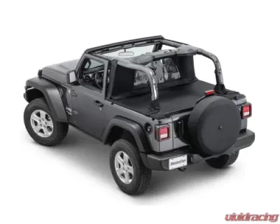 MasterTop MasterTwill Fabric Wind Stopper/Tonneau Cover Combo Kit Soft Top Jeep Wrangler JL 2-Door 2018-2021 - 14440524