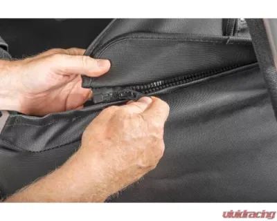 MasterTop Tonneau Cover Kit for Jeep Wrangler JL 2-Door 2018-2021, MasterTwill Fabric - 14441524