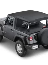 MasterTop MasterTwill Fabric Wind Stopper Plus/Tonneau Cover Ultimate Summer Soft Top Combo Jeep Wrangler JL 2-Door 2018-2021                                     - 14450524 - Image 4