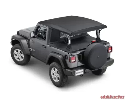 MasterTop MasterTwill Fabric Wind Stopper Plus/Tonneau Cover Ultimate Summer Soft Top Combo Jeep Wrangler JL 2-Door 2018-2021 - 14450524
