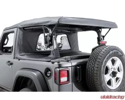 MasterTop MasterTwill Fabric Wind Stopper Plus/Tonneau Cover Ultimate Summer Soft Top Combo Jeep Wrangler JL 2-Door 2018-2021 - 14450524