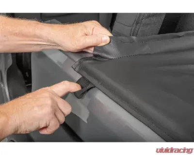 MasterTop MasterTwill Fabric Tonneau Cover W/ Soft Top Jeep Wrangler JL 2-Door 2018-2021 - 14500524