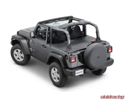 MasterTop MasterTwill Fabric Tonneau Cover W/ Soft Top Jeep Wrangler JL 2-Door 2018-2021 - 14500524