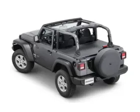 MasterTop MasterTwill Fabric Tonneau Cover W/ Hard Top Jeep Wrangler JL 2-Door 2018-2021