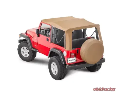 MasterTop Spice Diamond Clear Glass Replacement Top No Doorskins Jeep Wrangler TJ 1997-2006 - 15100217