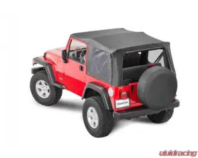 MasterTop Black Diamond Clear Glass Replacement Top No Doorskins Jeep Wrangler TJ 1997-2006 - 15100235
