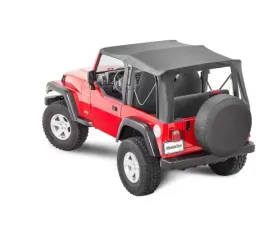 MasterTop Black Diamond Clear Glass Replacement Top With Door Skins Jeep Wrangler TJ 1997-2006