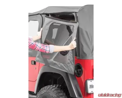 MasterTop Black Diamond Clear Glass Replacement Top With Door Skins Jeep Wrangler TJ 1997-2006 - 15110235