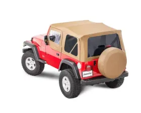 MasterTop Spice Diamond Tinted Glass Replacement Top With Door Skins Jeep Wrangler TJ 1997-2006