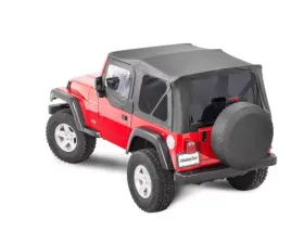 MasterTop Black Diamond Tinted Glass Replacement Top With Door Skins Jeep Wrangler TJ 1997-2006