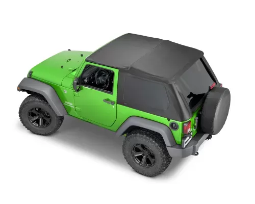 MasterTop Black Diamond SkyMaster Fastback Complete Top Jeep Wrangler JK 4-Door 2007-2018 - 15501435
