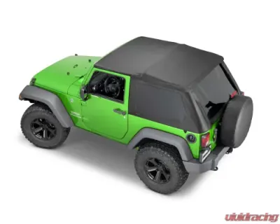 MasterTop Black Diamond SkyMaster Fastback Complete Top Jeep Wrangler JK 4-Door 2007-2018 - 15501435
