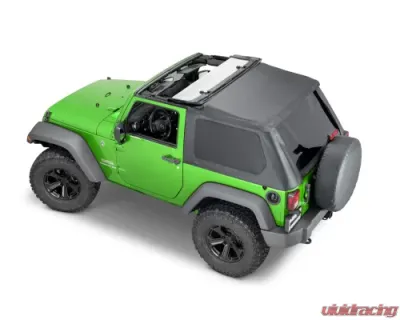 MasterTop Black Diamond SkyMaster Fastback Complete Top Jeep Wrangler JK 4-Door 2007-2018 - 15501435