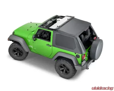 MasterTop Black Diamond SkyMaster Fastback Complete Top Jeep Wrangler JK 4-Door 2007-2018 - 15501435