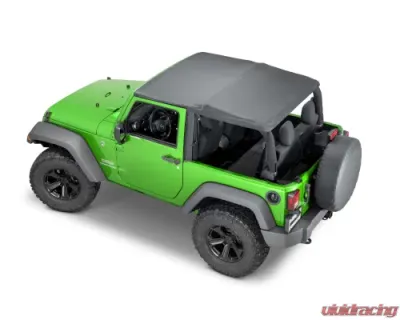 MasterTop Black Diamond SkyMaster Fastback Complete Top Jeep Wrangler JK 4-Door 2007-2018 - 15501435