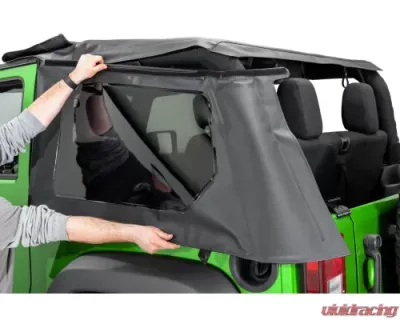 MasterTop Black Diamond SkyMaster Fastback Complete Top Jeep Wrangler JK 4-Door 2007-2018 - 15501435