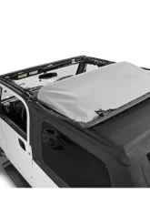MasterTop Skymaster Fastback Replacement Soft Top Black Diamond Fabric Only Jeep Wrangler Unlimited LJ 2004-2006                                     - 15701035 - Image 3