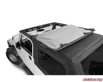 MasterTop Skymaster Fastback Replacement Soft Top Black Diamond Fabric Only Jeep Wrangler Unlimited LJ 2004-2006 - 15701035