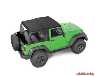 MasterTop Skymaster Frameless Fastback Replacement Soft Top MasterTwill Fabric Only Jeep Wrangler JK 2007-2018 - 15701324