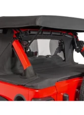 MasterTop 14310435 Bimini Top Plus w/ Header in Black Diamond Jeep Wrangler JK Unlimited 4-Door 2007-2018                                     - 14310435 - Image 2