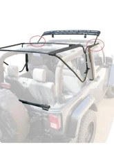 MasterTop Complete Soft top Hardware Kit Jeep Wrangler JK 2DR 2007-2018                                     - 15433301 - Image 4