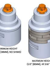 RockJock 4x4 JL/JT & JK Adjustable Front Upper Bump Stops Jeep Wrangler | Gladiator 2007-2023                                     - RJ-107101-101 - Image 6
