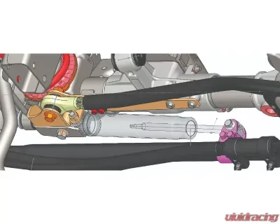 RockJock 4x4 Currectlync JL/JT High Steer Kit for Stabilizer Shock Jeep Wrangler | Gladiator 2018-2023 - RJ-440001-101