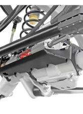 RockJock 4x4 Currectlync JL/JT High Steer Front Trac Bar Relocation and Ram Assist Steering Mount Axle Bracket Jeep Wrangler | Gladiator 2018-2023                                     - RJ-441109-103 - Image 4